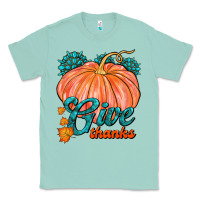 Seafoam Give Thanks Classic Tee - FaDigitalArtStudio