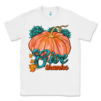 White Give Thanks Classic Tee - FaDigitalArtStudio