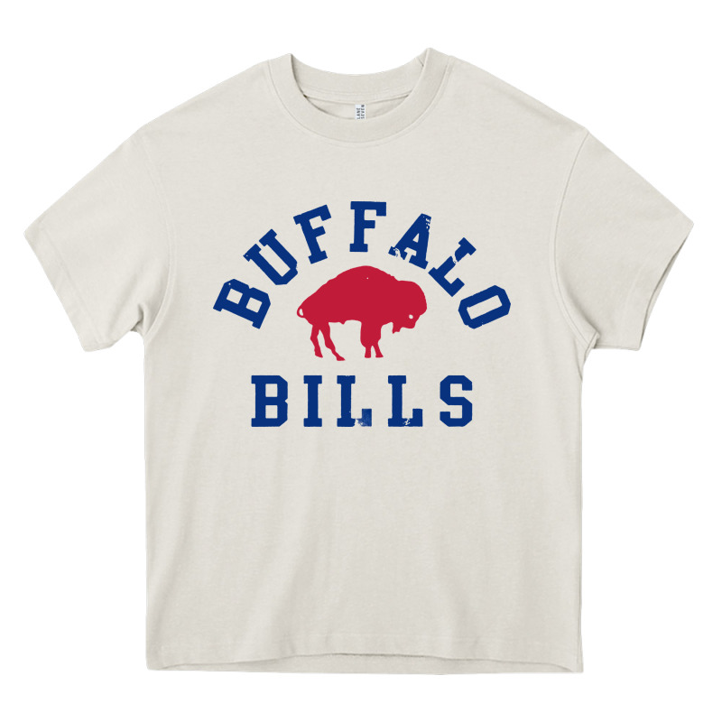 Vintage Distressed Bills Heavy Core Tee by artisFamous | Teevron