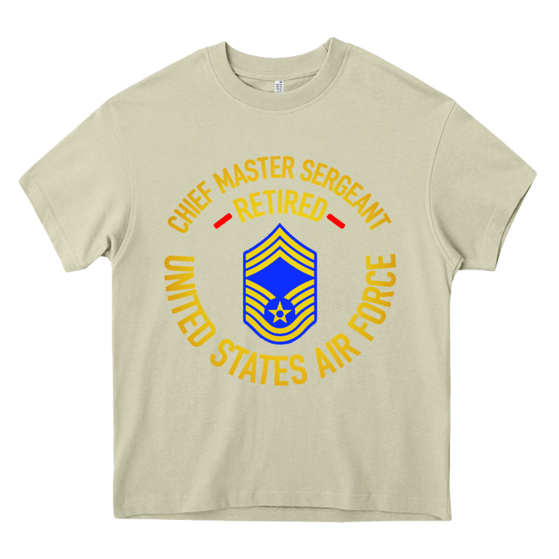 Chief Master Sergeant Retired Heavy Core Tee by artisFamous | Teevron