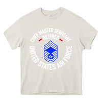 Cream chief master sergeant retired Heavy Core Tee - artisFamous
