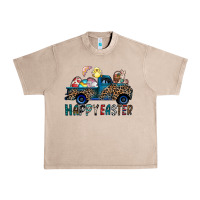 French Oak Happy Easter truck Urban Heavy Tee - CowhideDigitalArt