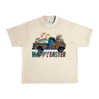 Sandshell Happy Easter truck Urban Heavy Tee - CowhideDigitalArt
