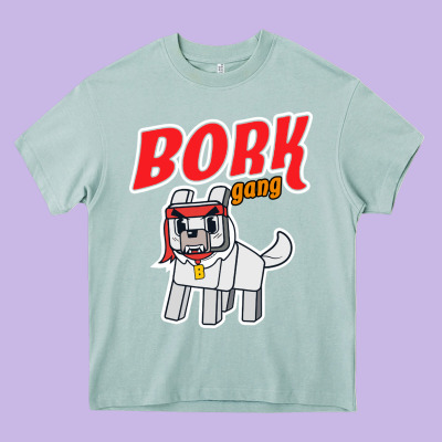 Bork  Gang Heavy Core Tee Designed By Artisfamous