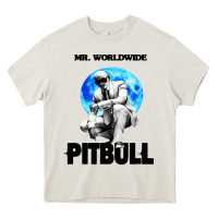 Cream merch mr worldwide pit bull Heavy Core Tee - artisFamous