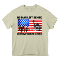 Mossy no man left behind means something to the rest of us Heavy Core Tee - artisFamous
