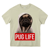 Mossy pug life Heavy Core Tee - artisFamous