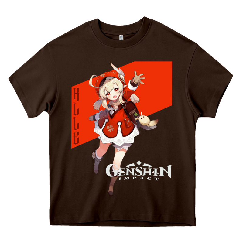 Genshin Impact Klee Heavy Core Tee by artisFamous | Teevron