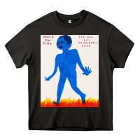 Asphalt walk davids on fire Heavy Core Tee - artisFamous