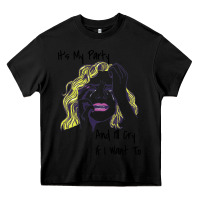 Black It's My Party And I'll Cry If I Want To happy christmas Heavy Core Tee - artisFamous