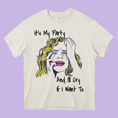 It's My Party And I'll Cry If I Want To Happy Christmas Heavy Core Tee Designed By Artisfamous