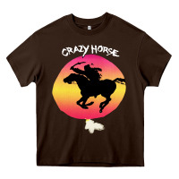 Chocolate Brown neil crazy horse Heavy Core Tee - artisFamous