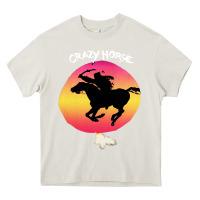 Cream neil crazy horse Heavy Core Tee - artisFamous