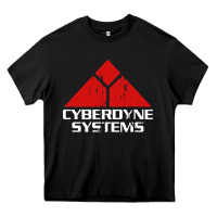 Black cyber dyne systems Heavy Core Tee - artisFamous