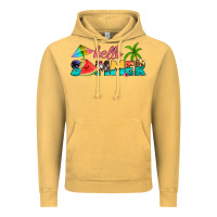 Vintage Mustard hello summer Vintage Hoodie - Artiststas