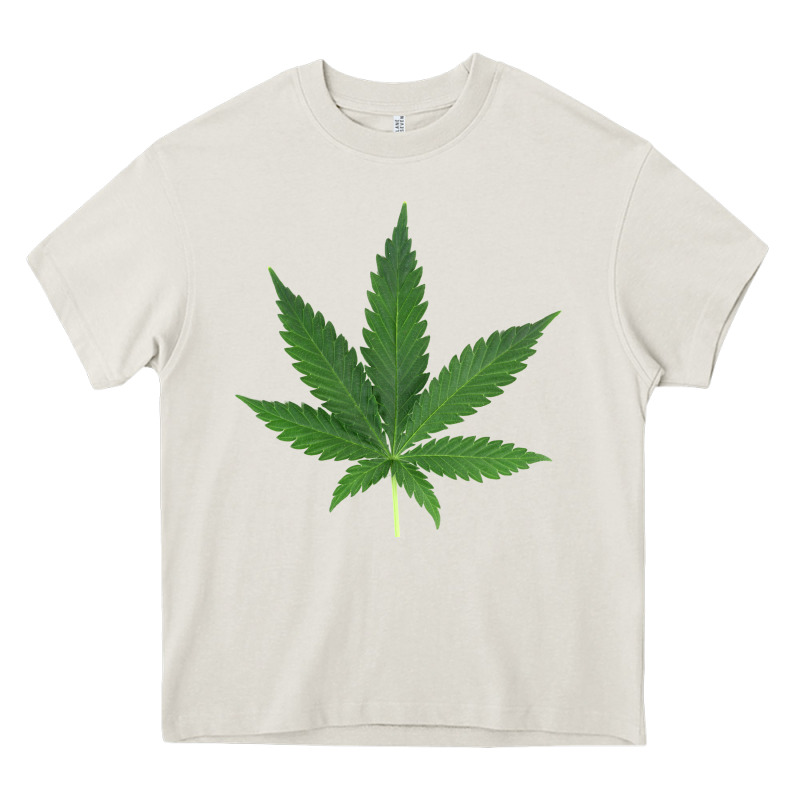 Weed Leaf Heavy Core Tee by artisFamous | Teevron