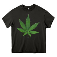 Asphalt Weed leaf Heavy Core Tee - artisFamous