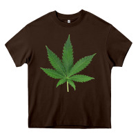 Weed Leaf Heavy Core Tee | Teevron