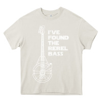 Cream rebel bass Heavy Core Tee - artisFamous