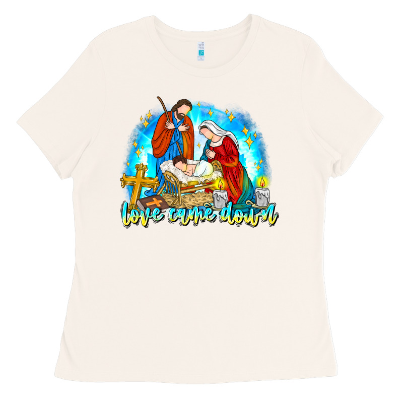 Love Came Down Ladies Tee by CowhideDigitalArt | Teevron