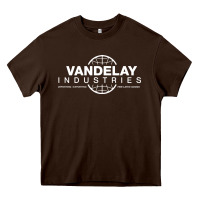 Chocolate Brown vandelay industries Heavy Core Tee - artisFamous