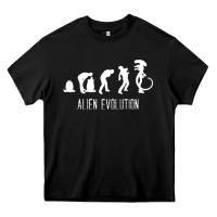 Black alien evolution Heavy Core Tee - artisFamous