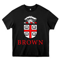 Black brown university Heavy Core Tee - artisFamous