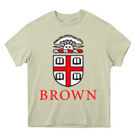 Mossy brown university Heavy Core Tee - artisFamous