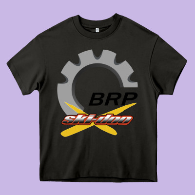 Brp Ski Doo Heavy Core Tee Designed By Artisfamous