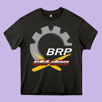 Brp Ski Doo Heavy Core Tee Designed By Artisfamous