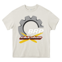 Cream brp ski doo Heavy Core Tee - artisFamous