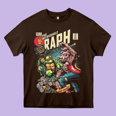 The Incredible Raph Heavy Core Tee Designed By Artisfamous