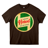 Chocolate Brown hot rod built not bought Heavy Core Tee - artisFamous