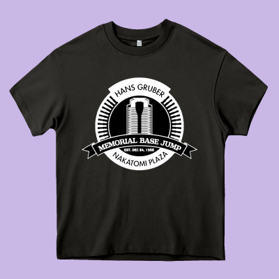 Hans Gruber Day Heavy Core Tee Designed By Artisfamous