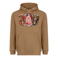 Toasted Coconut joy with pig Heavyweight Hoodie - RanaPortraitStore