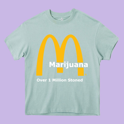 Marijuana Over 1 Million Stoned Heavy Core Tee Designed By Artisfamous
