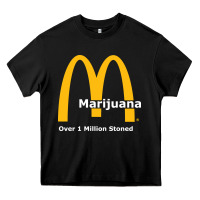 Black marijuana over 1 million stoned Heavy Core Tee - artisFamous