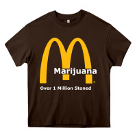 Chocolate Brown marijuana over 1 million stoned Heavy Core Tee - artisFamous