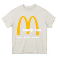 Cream marijuana over 1 million stoned Heavy Core Tee - artisFamous