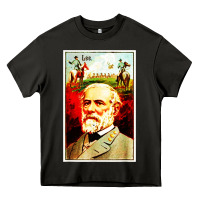 Asphalt lee Confederate General Heavy Core Tee - artisFamous