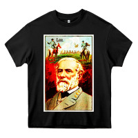 Black lee Confederate General Heavy Core Tee - artisFamous