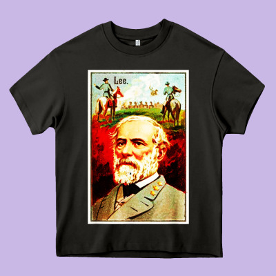 Lee Confederate General Heavy Core Tee Designed By Artisfamous