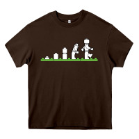 Chocolate Brown lego Heavy Core Tee - artisFamous