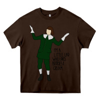 Chocolate Brown berries and cream Heavy Core Tee - artisFamous