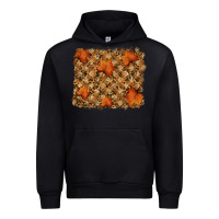 Black autumn leafe backround Urban Hoodie - RanaPortraitStore