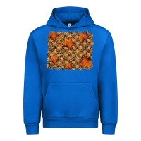 Cobalt autumn leafe backround Urban Hoodie - RanaPortraitStore
