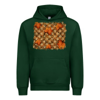 Foreset Green autumn leafe backround Urban Hoodie - RanaPortraitStore