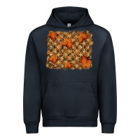 Navy autumn leafe backround Urban Hoodie - RanaPortraitStore