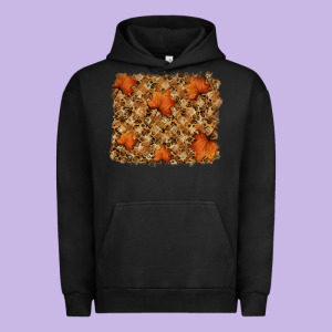 Autumn Leafe Backround Urban Hoodie Designed By Ranaportraitstore
