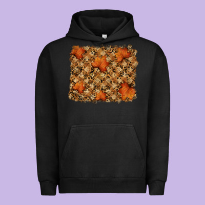 Autumn Leafe Backround Urban Hoodie Designed By Ranaportraitstore